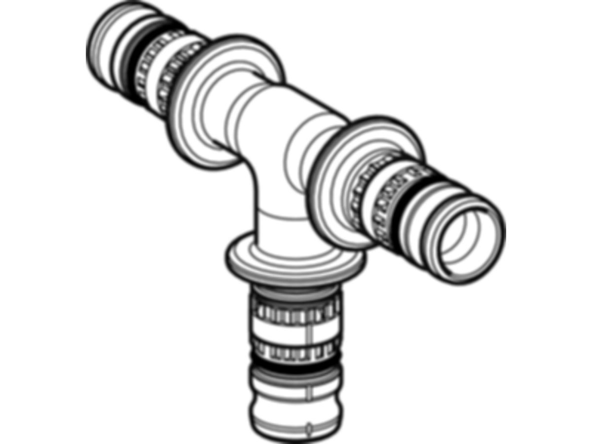 Geberit Mepla-T-Stück egal PVDF 16