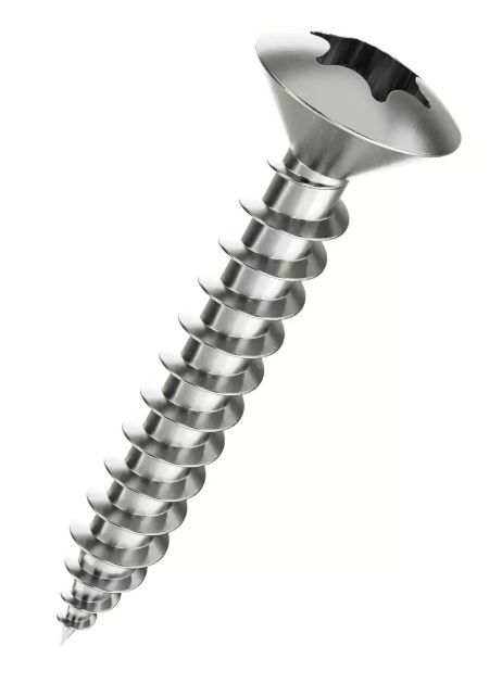 Linsensenk-Spanplattenschrauben Torx - Vernickelt
