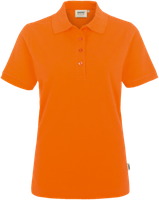 Damen-Poloshirt Perf. Gr. 2XL, orange - 50% Baumwolle, 50% Polyester, 200 g/m²
