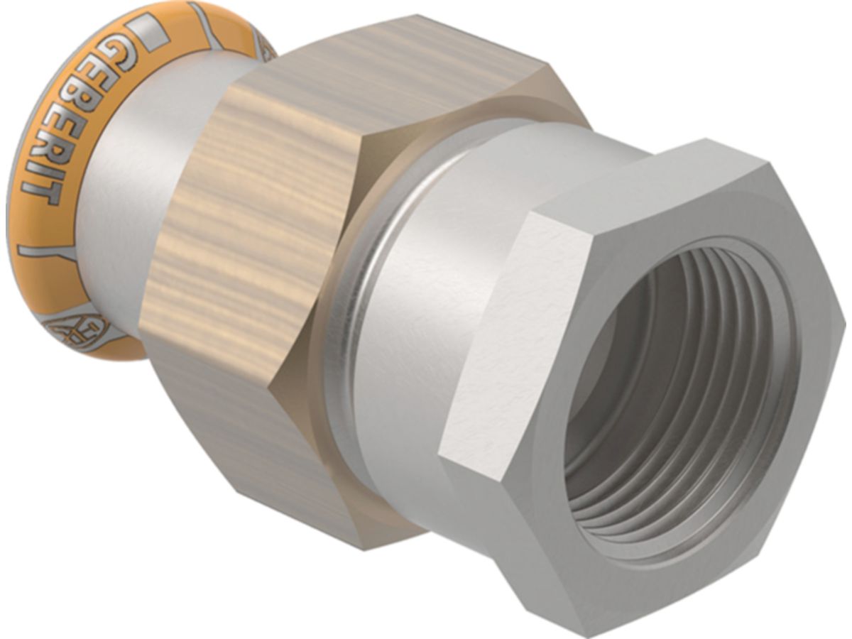 Mapress Therm Übergangsverschraubung IG - d=18mm, Rp=1/2"