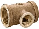 Rotguss T-Stück reduziert 11/2-3/4-11/2" - mit IG