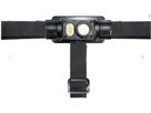 Stirn-und Taschenlampe FORTEC TACTICAL - Akku, 2500lm, 9 Std, 160 m, 3.6V 5.0Ah