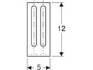 Geberit GIS-Montagewinkel lang - Gr. 12x5.5x5 cm (LXLXB)