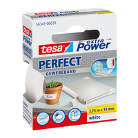 Gewebeband weiss 2,75m/19mm, 56341-08 - Tesa
