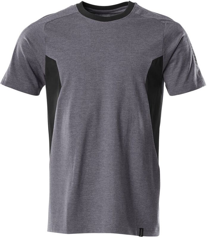 T-Shirt Moderne Passform, Gr. 2XL ONE - dunkelanthrazit/schwarz, 60% CO/40% PES