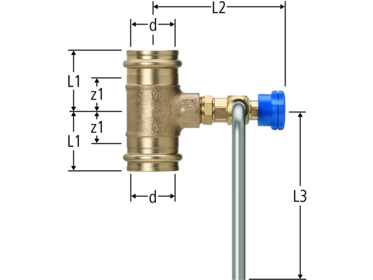 T-Stücke NUSSBAUM Optipress-Aquaplus