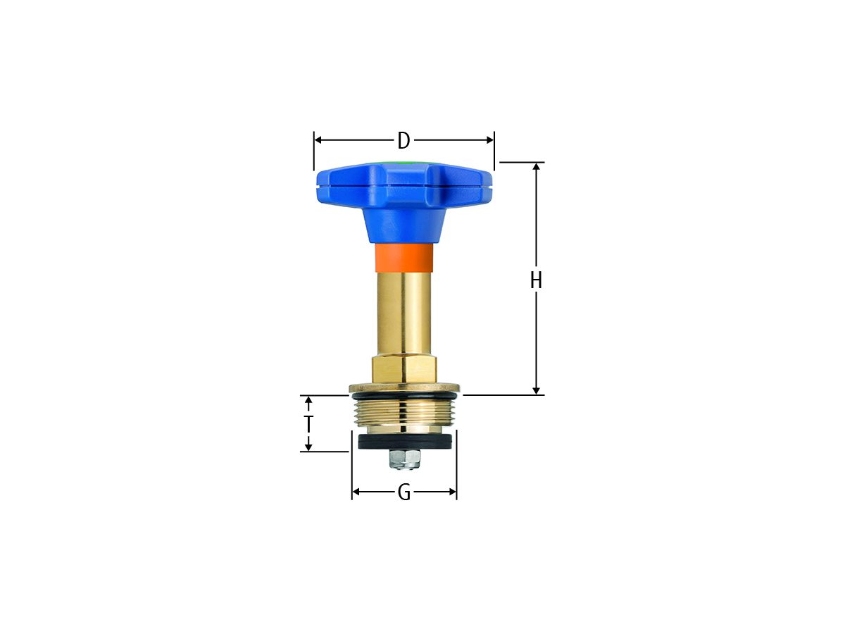 Easy-Top-Oberteil 3/4" - zu Schrägsitz-Batterieventil