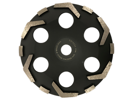 Schleiftopf Turbo-Jet 125 mm rot