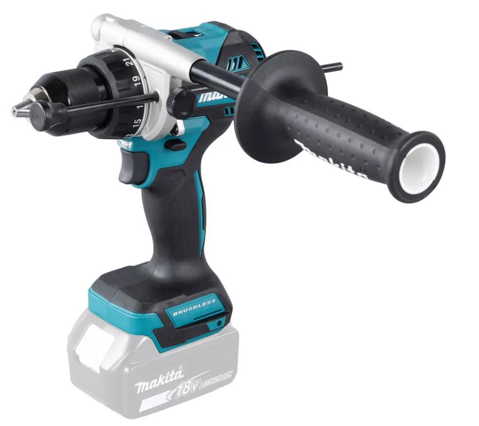 Akku-Schlagbohrschraub. MAKITA DHP492Z - 18V B/L2, ohne Akku/Ladegerät. im Karton