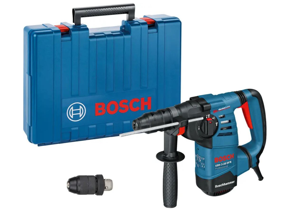 Bohrhammer Bosch GBH 3-28 DFR 3.1J 800W - Koffer und 13mm Schnellspannbohrf./SDS+