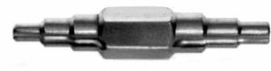 Raccord-Stufenschlüssel 3/8-1/2-3/4" - Stahl Verz.