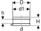 Geberit Elektroschweissband, 160/168