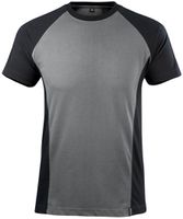 Potsdam T-Shirt, Gr. 2XL - anthrazit/schwarz, 60% CO / 40% PES