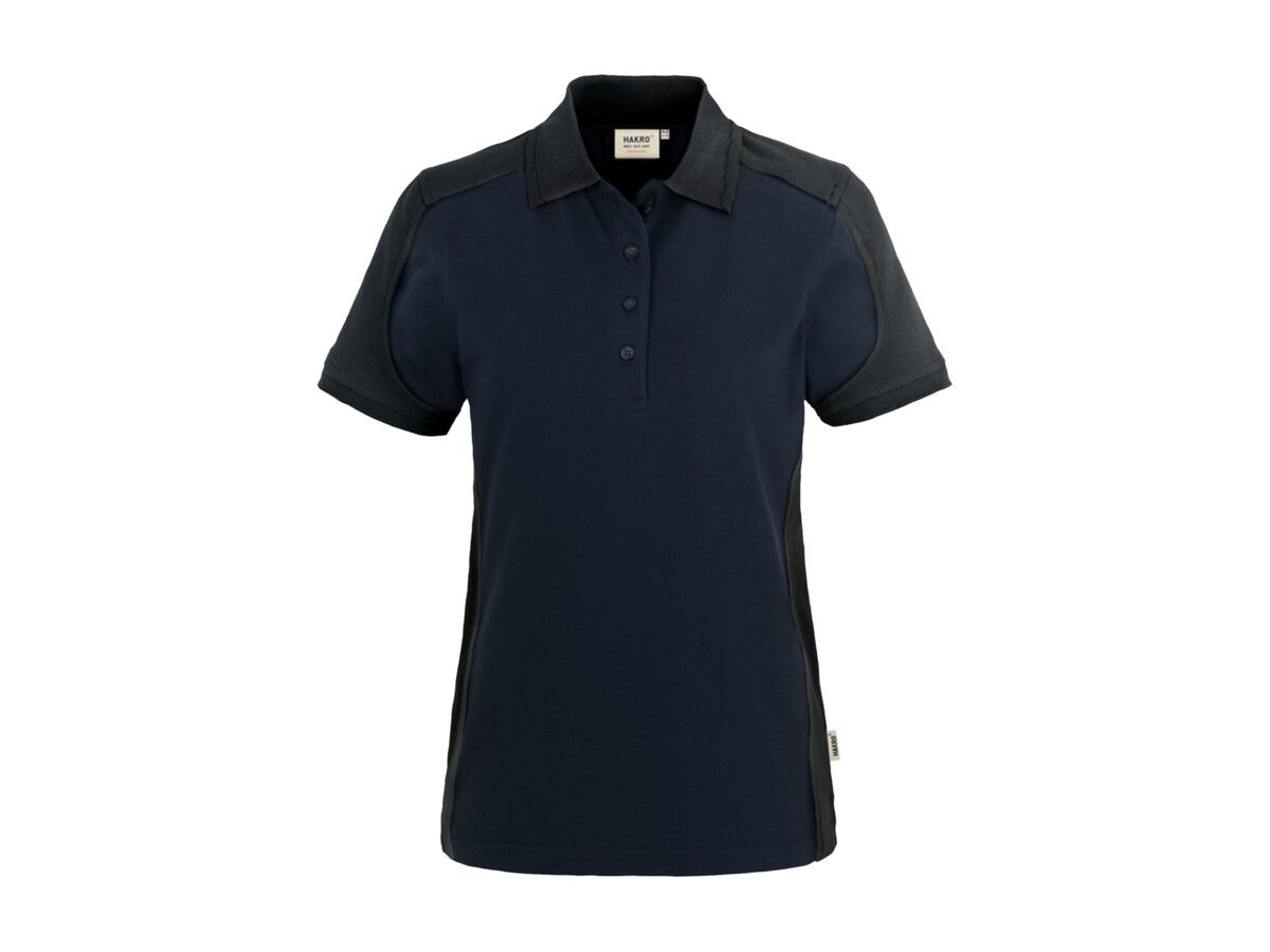 Damen-Poloshirt Contrast Performance - 50% Baumwolle, 50% Polyester, 200 g/m²