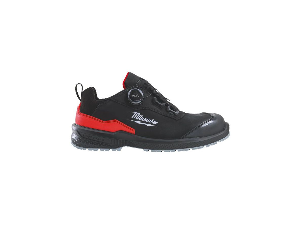 Sicherheits-Halbschuhe schwarz - Milwaukee, FLEXTRED S3PS BOA Leder