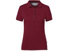 Cotton Tec Damen Poloshirt, Gr. XS - weinrot