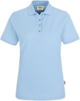 Damen-Poloshirt Classic Gr. 2XL, eisblau - 100% Baumwolle, 200 g/m²