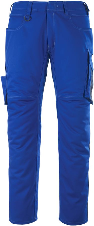 Hose mit Schenkeltaschen, Gr. 82C43 - kornblau/schwarzblau, 65% PES/35% CO