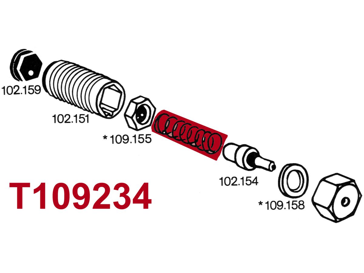 Ventilfeder zu Suevia 15+115