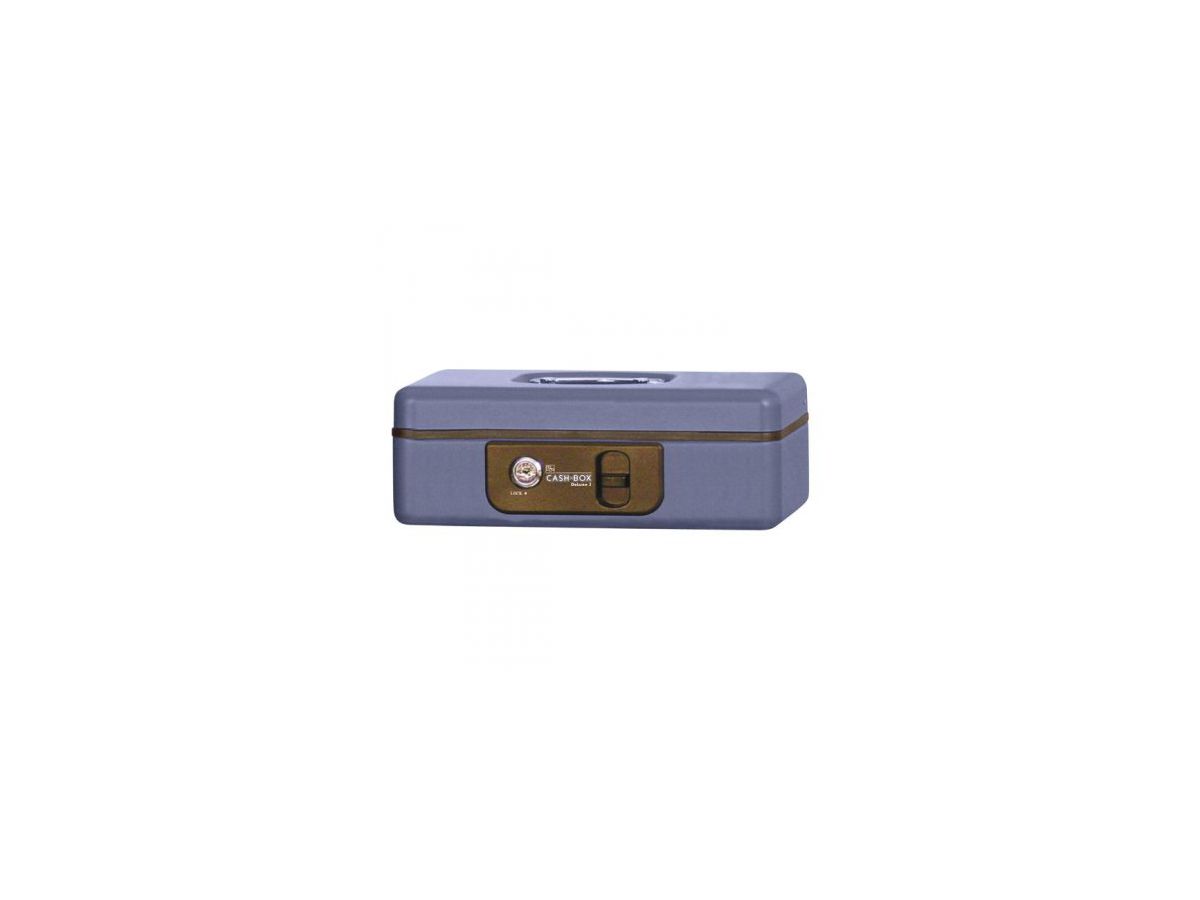 Geldkassette DeLuxe 3 blau - 230x185x80mm  BxTxH