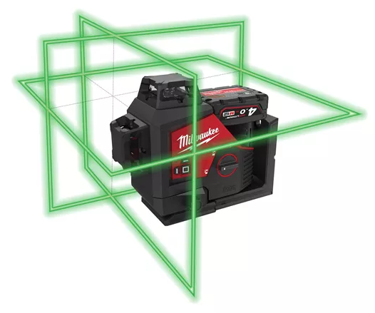 Kreuzlinienlaser 3x360° M12 3PL-401C - Milwaukee