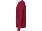 Longsleeve Performance Gr. 6XL, weinrot - 50% Baumwolle, 50% Polyester, 190 g/m²
