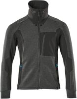 Sweatshirt mit Reissverschluss - und Stehkragen, 69% CO / 26% PES / 5% EL