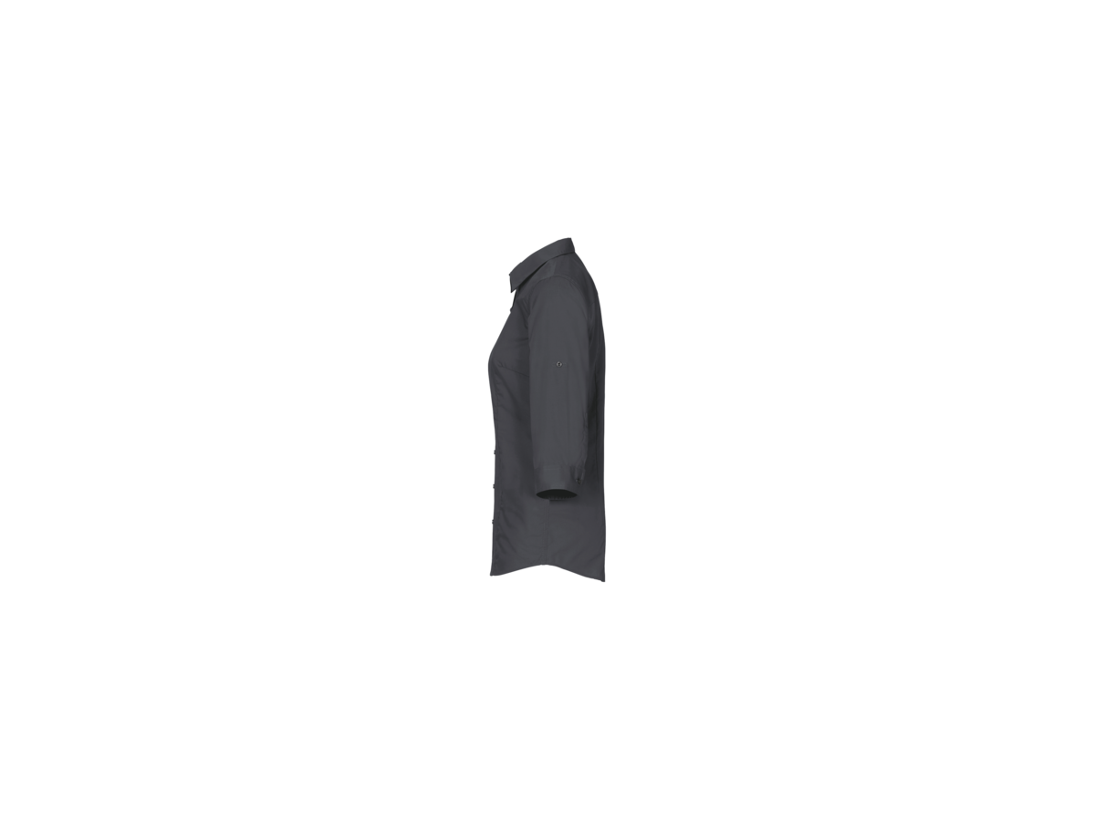 Bluse Vario-¾-Arm Perf. 3XL anthrazit - 50% Baumwolle, 50% Polyester, 120 g/m²