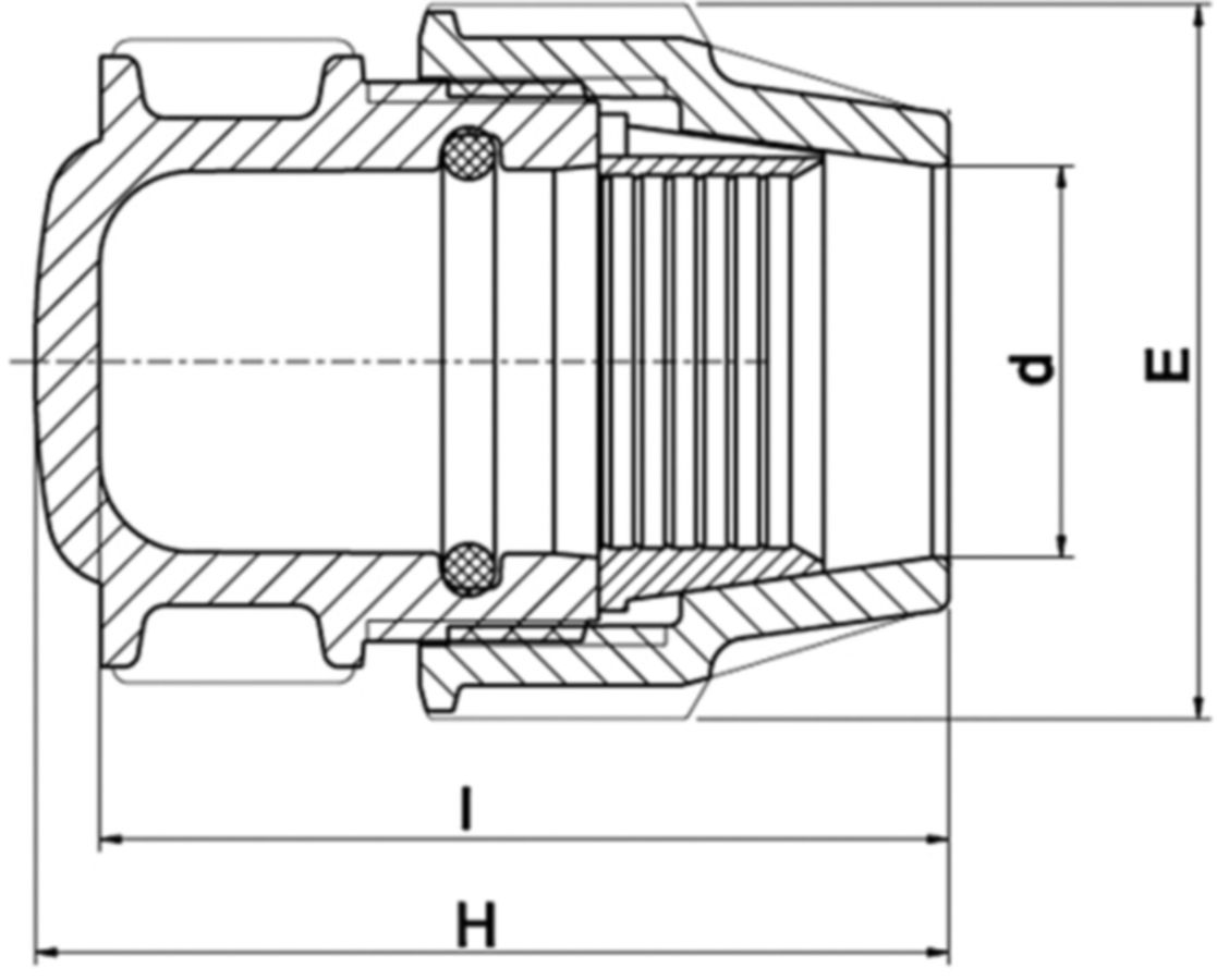 Plasson Endkappe - Typ 7120