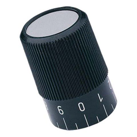 Drehknöpfe mit Skala Elesa IZP+GS - Thermoplast schwarz