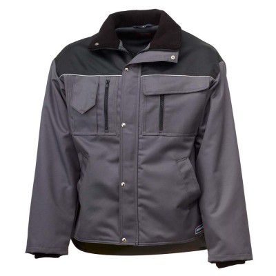 Winterjacke grau/schwarz - permanent Wasser und Schmutz abweisend