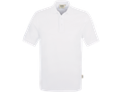 Poloshirt Classic Gr. L, weiss - 100% Baumwolle