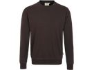 Sweatshirt Performance Gr. M, schokolade - 50% Baumwolle, 50% Polyester, 300 g/m²