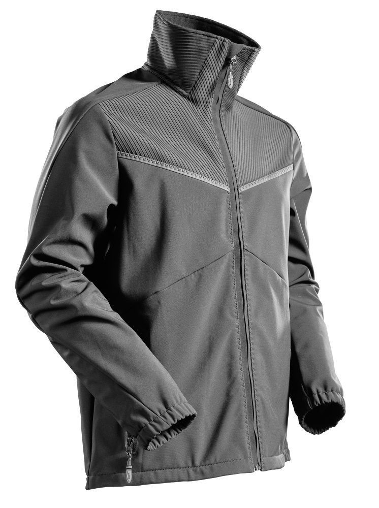 Soft Shell Jacke, atmungsakt. winddicht - 61% Rec. Polyester/36% Polyester/3% Esta