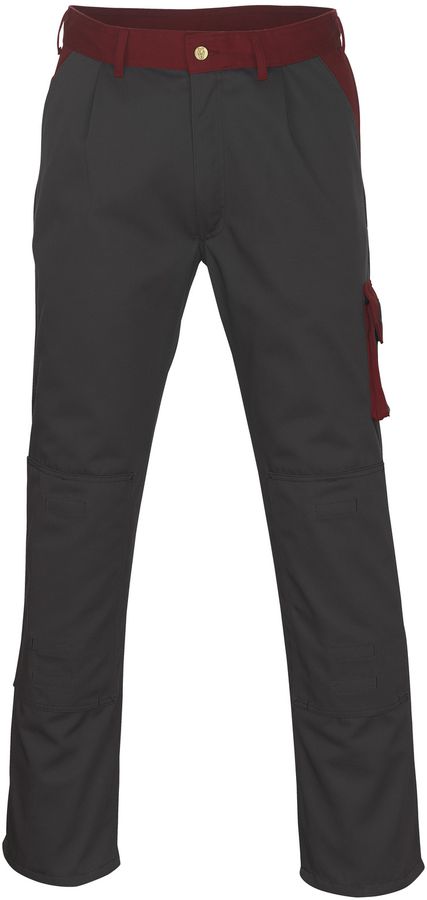 Torino Bundhose anthr./rot Gr. 82C54 - 65% Polyeste / 35% Baumwolle