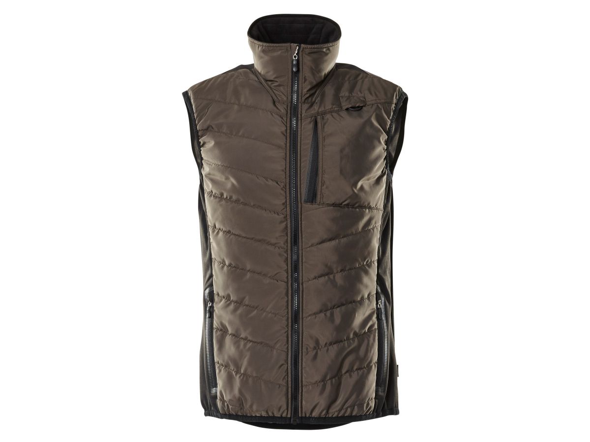 Thermoweste mit CLIMASCOT Gr. M - dunkelanthr./schwarz 100% PES, 240 g/m2