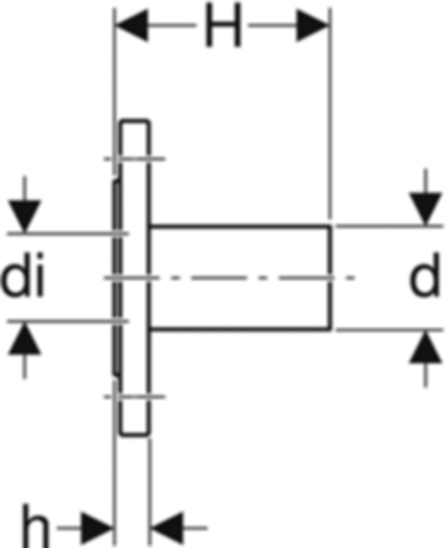 MPF-Flansch mit Steckende 88.9 mm - DN 80, PN 10/16