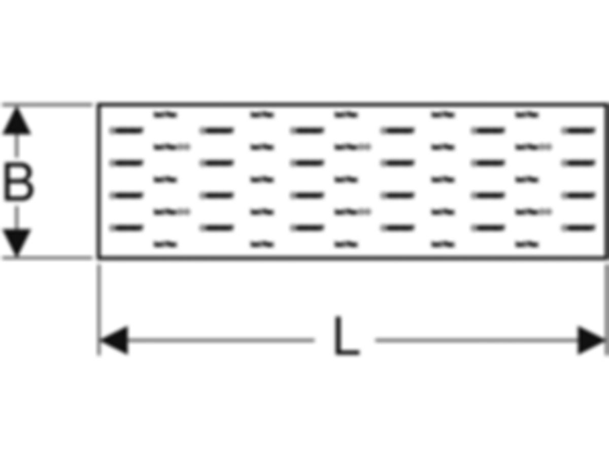 Geberit Rohrzuschnitte Isol Flex - B 32 x L 118 (selbstklebend)