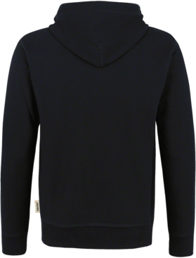 Kapuzenjacke Bonded 3XL schwarz/silber - 55% Polyester, 45% Baumwolle