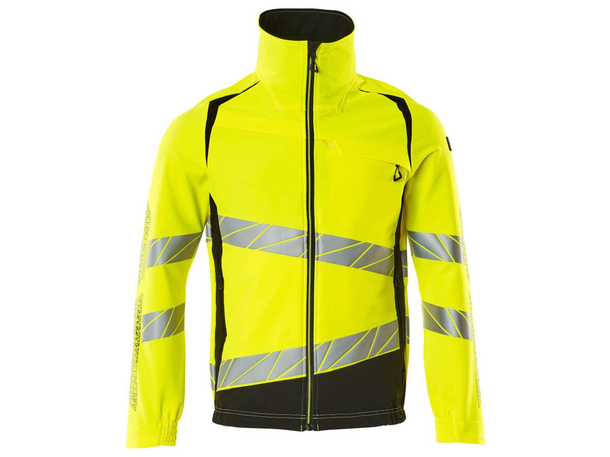 Jacke ultimate Stretch, Gr. 2XL - hi-vis gelb/schwarz