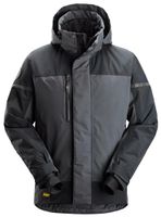 Winterjacke AllroundWork - Snickers, grau/grau, wasserdicht