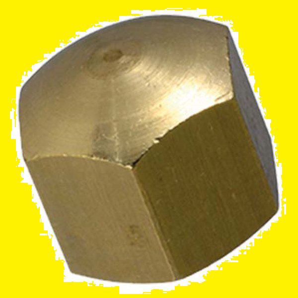 Hutmuttern niedrige Form Messing DIN 917
