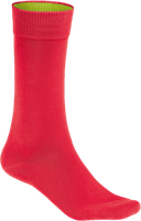 Socken Premium Gr. L, rot - 85% Baumwolle, 12% Polya. u. 3% Elasthan