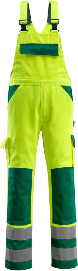 MASCOT BARRAS LATZHOSE,  EN 471-Kl. 2/2 - 65 Polyester / 35% Baumwolle