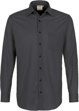 Hemd 1/1-Arm Perf. Gr. 6XL, anthrazit - 50% Baumwolle, 50% Polyester, 120 g/m²