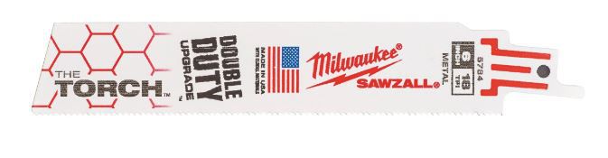 Säbelsägeblatt Milwaukee TORCH Bi/Kobalt - 230x1.4mm, 18Z, 5-11mm Stahl/Inox, 5er
