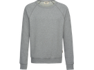 Raglan-Sweatshirt Gr. S, grau meliert - 50% Baumwolle, 50% Polyester, 300 g/m²