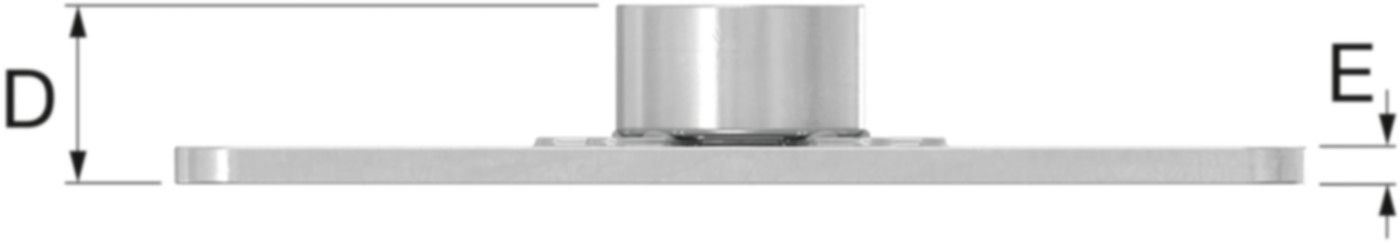 Grundplatten FLAMCO SRG 2 - mit Innengewinde