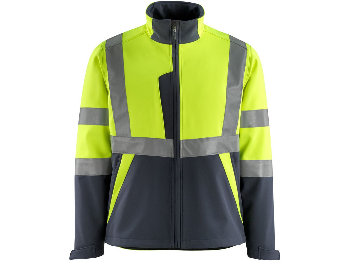 Mascot Kiama Shoftshelljacke Grösse L - hi-vis gelb/schwarzblau