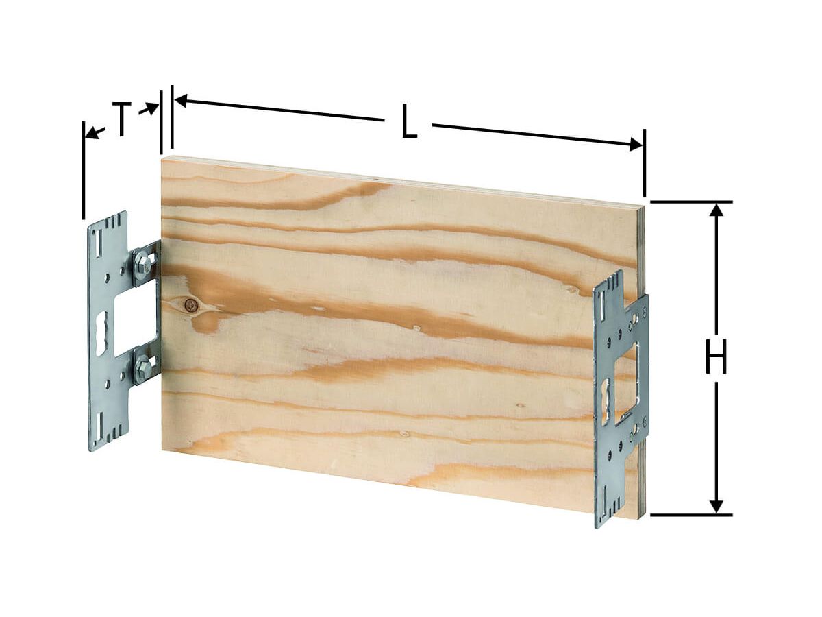 Optivis-Tec-Armaturenträger - für Unterputz-Armaturen